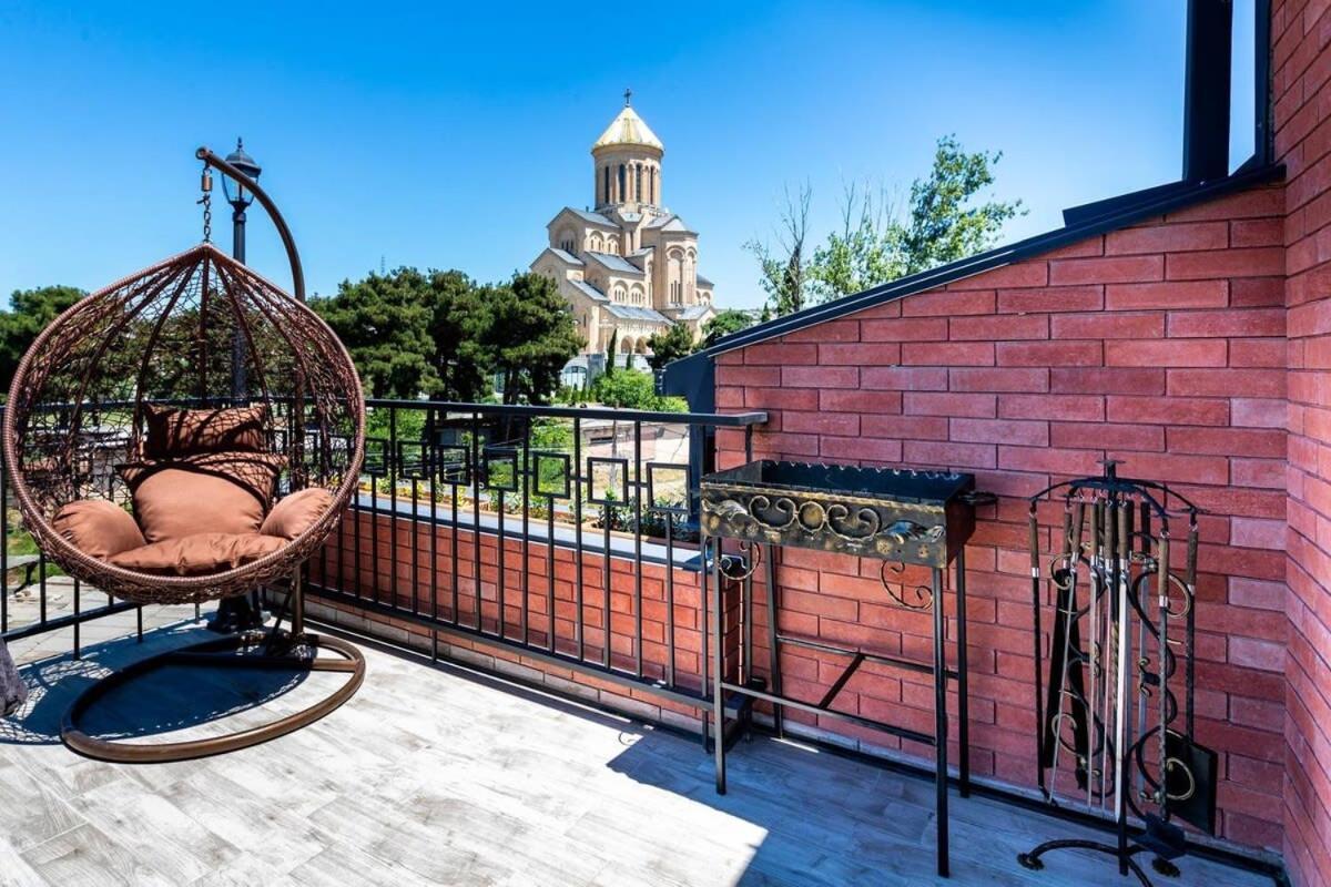 3Br Apt W Huge Terrace & Magnificent Views Tbilisi Exteriér fotografie
